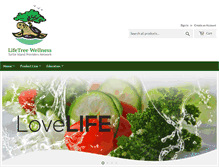 Tablet Screenshot of lifetreewellness.com